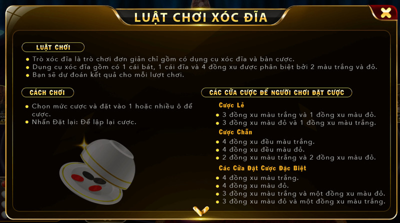 game xoc dia doi thuong uk88 kinh nghiem choi game thang lon 4 Luật chơi game xóc đĩa đổi thưởng Dafabet chi tiết