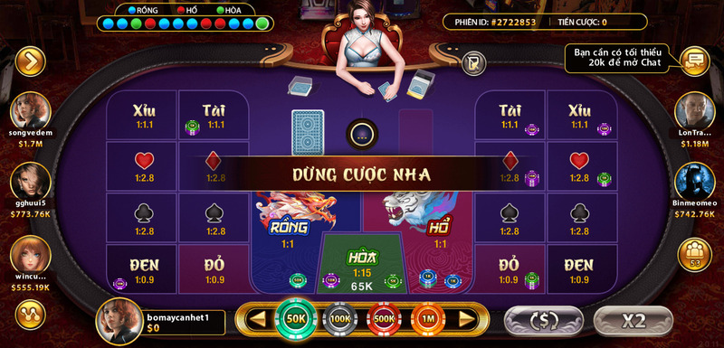 rong ho – bo game bai day hap dan va thach thuc tu nha cai uk88 2 Luật chơi của Rồng Hổ trong link vào Dafabet liệu có khó?