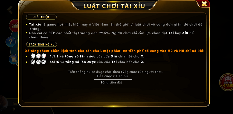tai xiu uk88 4 Một số luật chơi Tài xỉu Dafabet