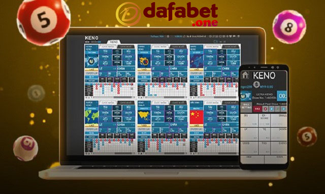 Rut tien thang cuoc Keno tai Dafabet ve ngan hang Giao diện game Keno Dafabet bắt mắt, dễ sử dụng